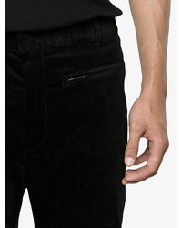 Pantalon en coton noir Haider Ackermann