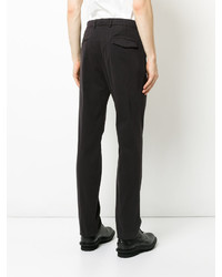 Pantalon en coton noir Jil Sander