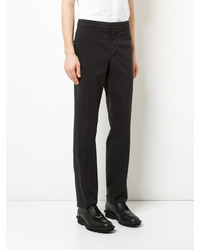 Pantalon en coton noir Jil Sander