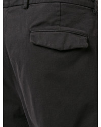 Pantalon en coton noir Jil Sander