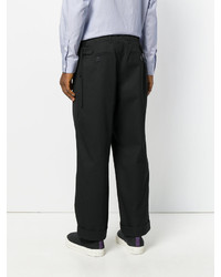 Pantalon en coton noir Craig Green