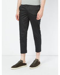 Pantalon en coton noir Neil Barrett