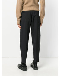 Pantalon en coton noir Stella McCartney