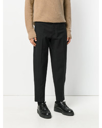 Pantalon en coton noir Stella McCartney