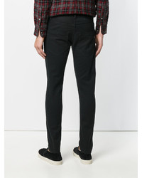 Pantalon en coton noir Dondup