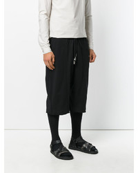 Pantalon en coton noir Damir Doma