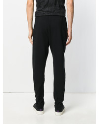 Pantalon en coton noir Alchemy