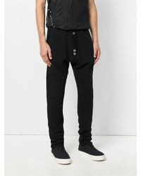 Pantalon en coton noir Alchemy