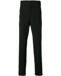 Pantalon en coton noir Saint Laurent