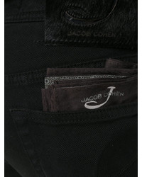 Pantalon en coton noir Jacob Cohen