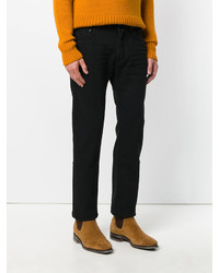 Pantalon en coton noir Jacob Cohen