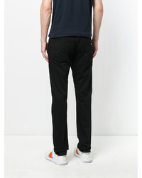 Pantalon en coton noir Armani Jeans