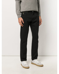 Pantalon en coton noir Armani Jeans