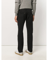 Pantalon en coton noir Armani Jeans