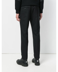 Pantalon en coton noir Les Hommes