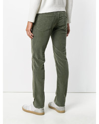 Pantalon en coton olive Jacob Cohen