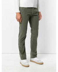 Pantalon en coton olive Jacob Cohen