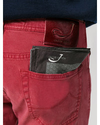 Pantalon en coton rouge Jacob Cohen