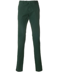 Pantalon en coton vert foncé