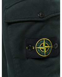 Pantalon en coton vert foncé Stone Island