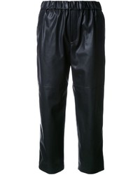 Pantalon en cuir noir ASTRAET
