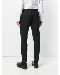 Pantalon en cuir noir Les Hommes