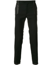 Pantalon en cuir noir Les Hommes