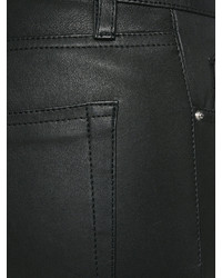 Pantalon en cuir noir IRO