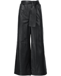 Pantalon en cuir noir Tome