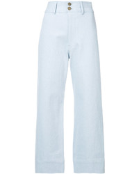 Pantalon en denim bleu clair Apiece Apart