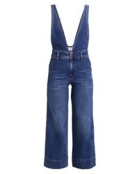 Pantalon en denim bleu marine Free People