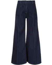 Pantalon en denim bleu marine Miharayasuhiro