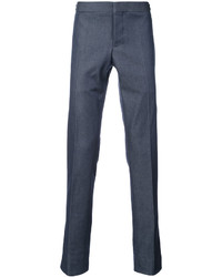 Pantalon en denim bleu marine Thom Browne