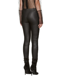 Pantalon en dentelle noir Haider Ackermann