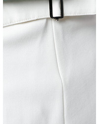 Pantalon en laine blanc Ermanno Scervino