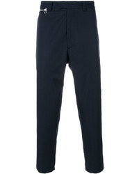 Pantalon en laine bleu marine Oamc