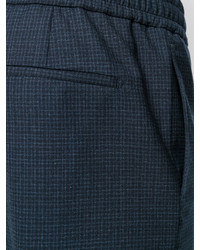 Pantalon en laine bleu marine Paul Smith