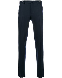 Pantalon en laine bleu marine Pt01