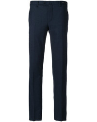 Pantalon en laine bleu marine Pt01