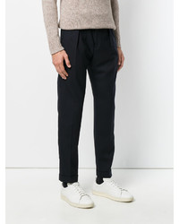 Pantalon en laine bleu marine Paul Smith