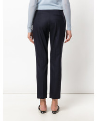 Pantalon en laine bleu marine Joseph