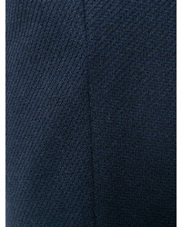 Pantalon en laine bleu marine Pt01