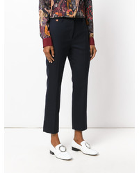 Pantalon en laine bleu marine Paul Smith