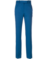 Pantalon en laine bleu Calvin Klein