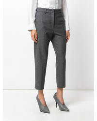 Pantalon en laine gris foncé Jil Sander