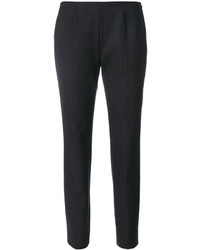 Pantalon en laine gris foncé Piazza Sempione