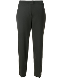 Pantalon en laine gris foncé Piazza Sempione