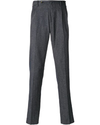 Pantalon en laine gris foncé Pt01