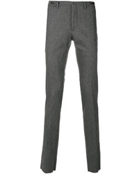 Pantalon en laine gris foncé Pt01