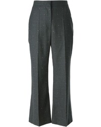 Pantalon en laine gris foncé Stella McCartney